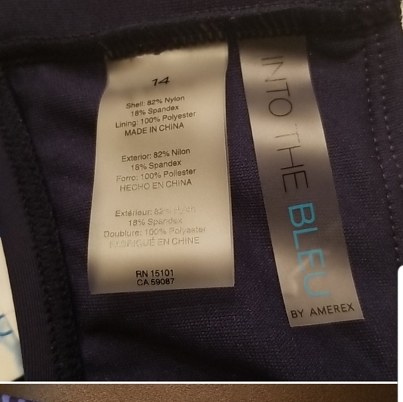 Into The Bleu By Amerex Bikini Swimsuit Bottom 14 - Picture 6 of 11